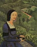 A Widow Painting Paul Serusie